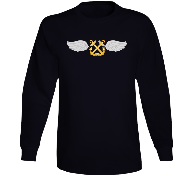 Navy - Rate - Aviation Boatswain's Mate - Gold Anchor Wo Txt W Ds Long Sleeve
