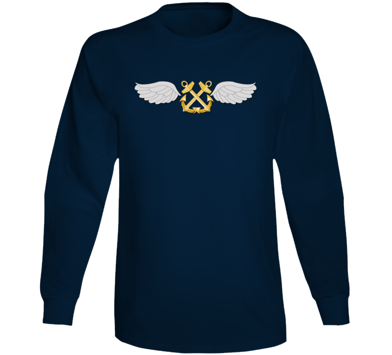 Navy - Rate - Aviation Boatswain's Mate - Gold Anchor Wo Txt W Ds Long Sleeve