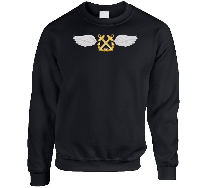 Navy - Rate - Aviation Boatswain's Mate - Gold Anchor Wo Txt W Ds Sweat Shirt