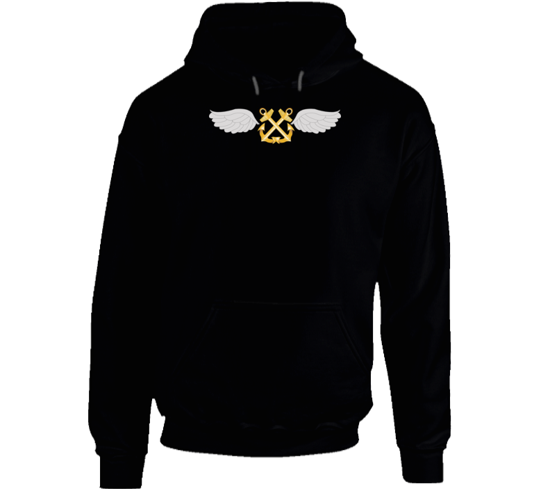 Navy - Rate - Aviation Boatswain's Mate - Gold Anchor Wo Txt Hoodie