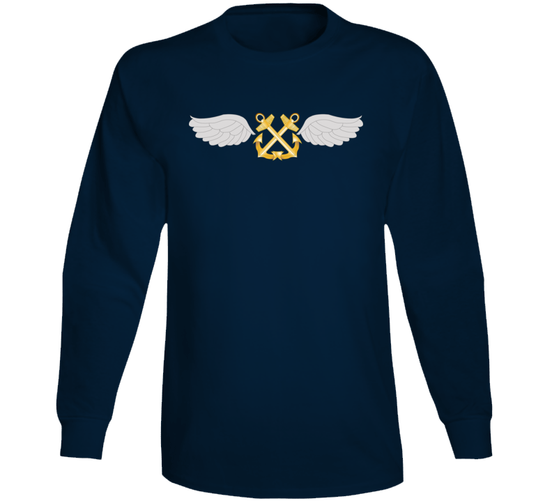 Navy - Rate - Aviation Boatswain's Mate - Gold Anchor Wo Txt Long Sleeve