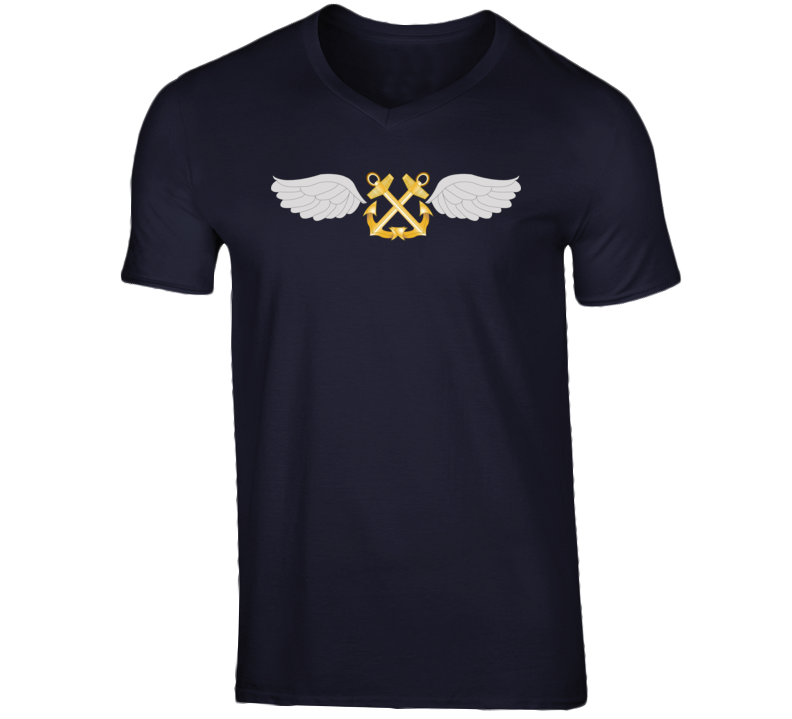 Navy - Rate - Aviation Boatswain's Mate - Gold Anchor Wo Txt V-neck