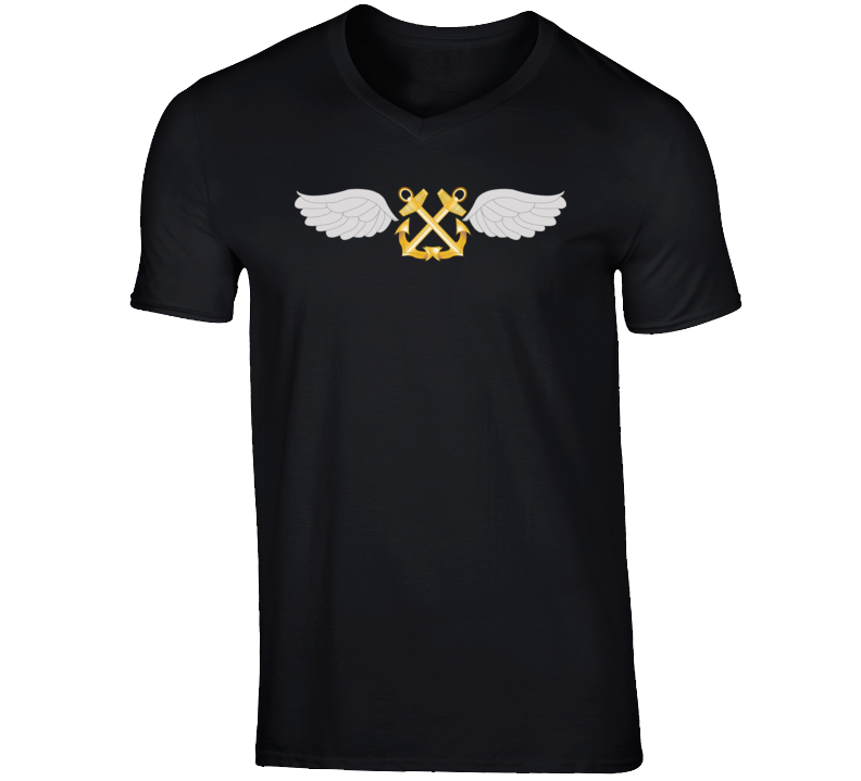 Navy - Rate - Aviation Boatswain's Mate - Gold Anchor Wo Txt V-neck