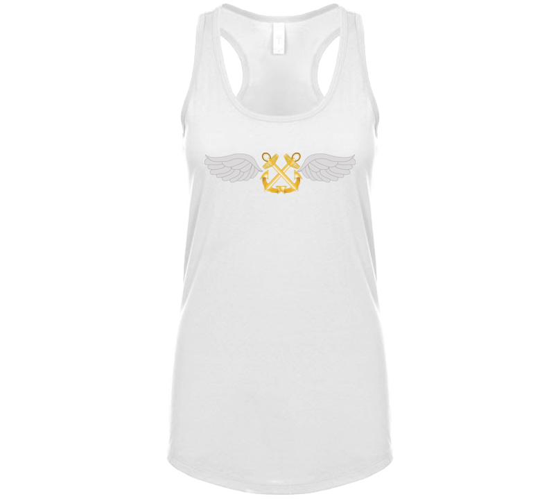 Navy - Rate - Aviation Boatswain's Mate - Gold Anchor Wo Txt Ladies Tanktop