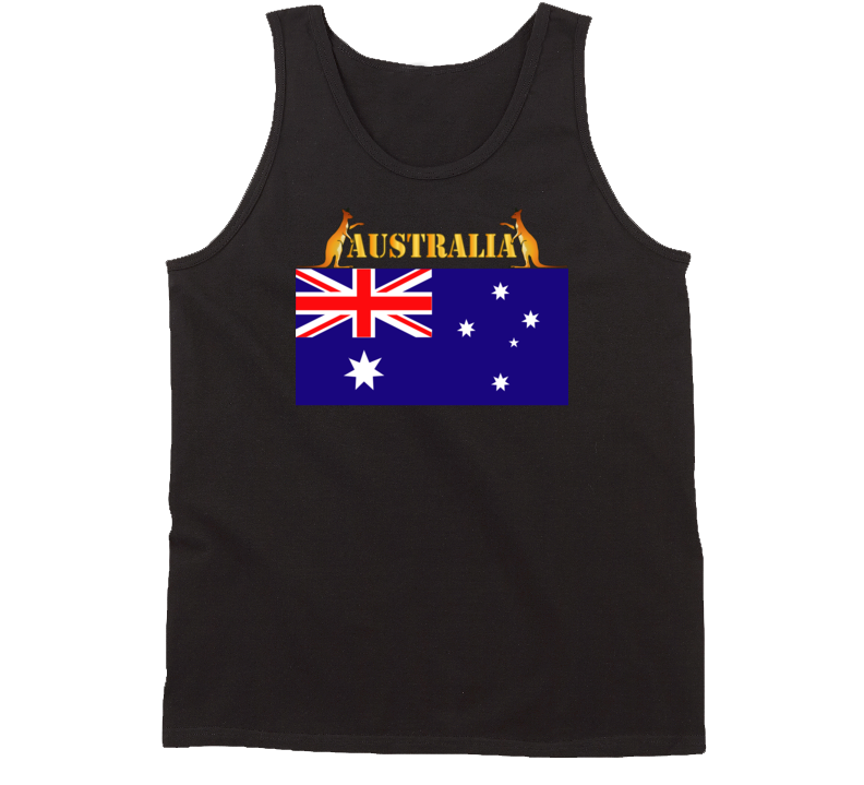Flag - Australia W 2 Roo W Txt Tanktop
