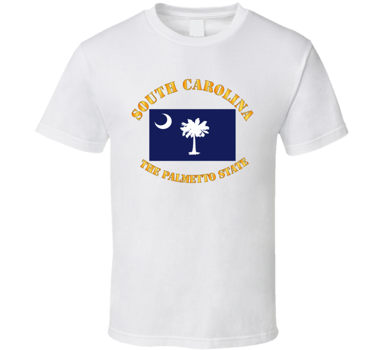 Flag - South Carolina - The Palmetto State T Shirt