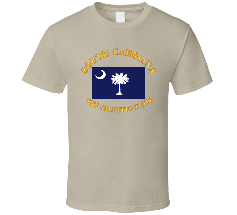 Flag - South Carolina - The Palmetto State T Shirt