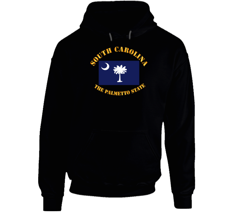 Flag - South Carolina - The Palmetto State Hoodie