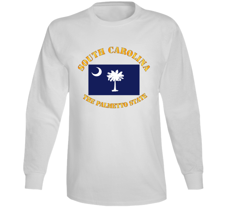 Flag - South Carolina - The Palmetto State Long Sleeve