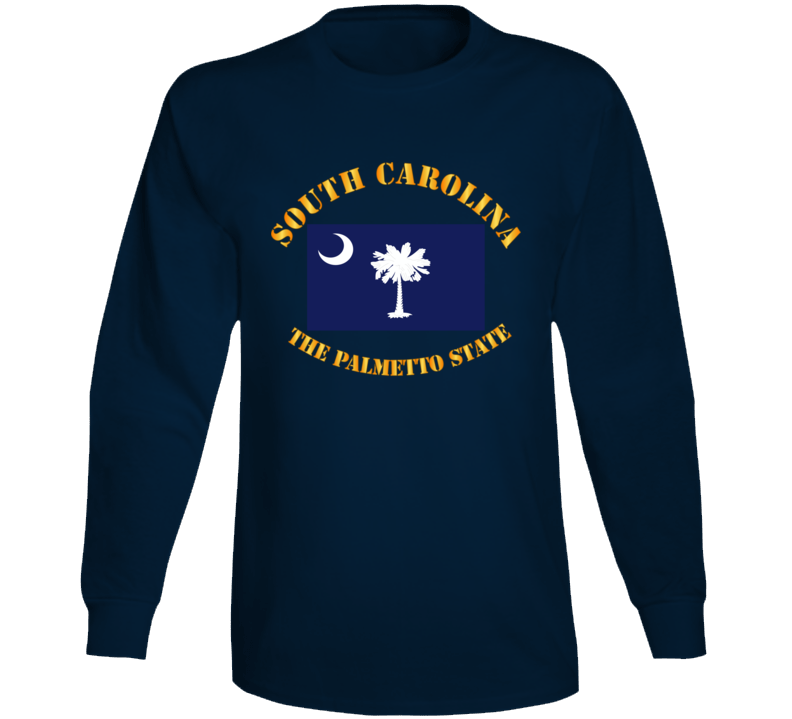 Flag - South Carolina - The Palmetto State Long Sleeve