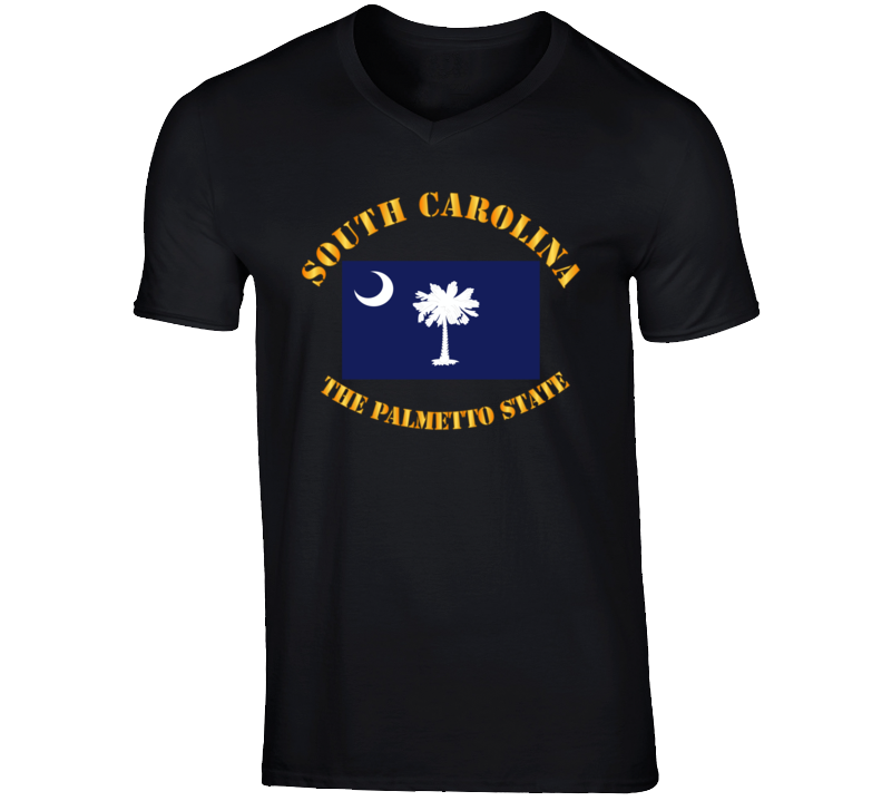 Flag - South Carolina - The Palmetto State T Shirt