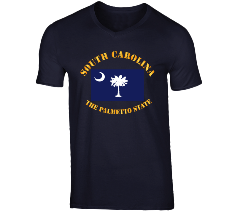 Flag - South Carolina - The Palmetto State T Shirt