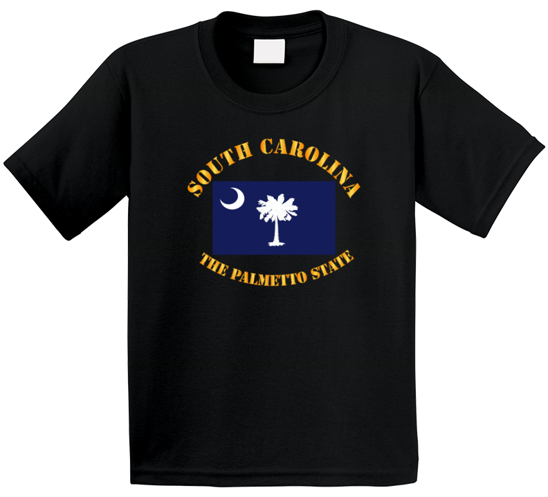 Flag - South Carolina - The Palmetto State T Shirt