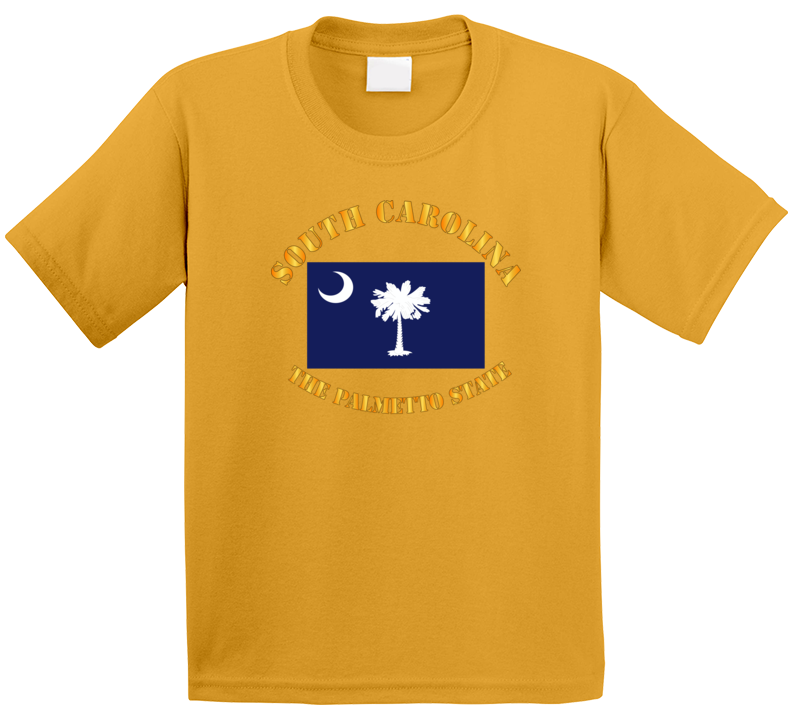 Flag - South Carolina - The Palmetto State T Shirt