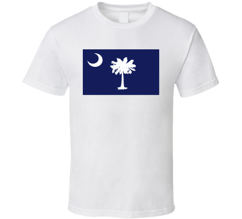 Flag - South Carolina Wo Txt T Shirt