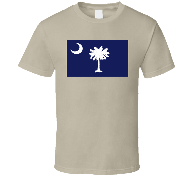 Flag - South Carolina Wo Txt T Shirt
