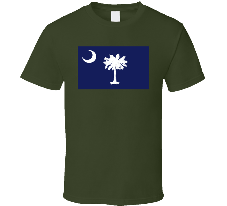 Flag - South Carolina Wo Txt T Shirt