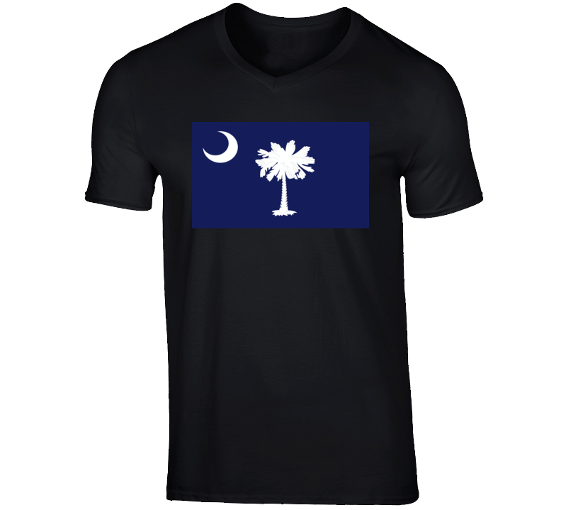 Flag - South Carolina wo Txt T Shirt
