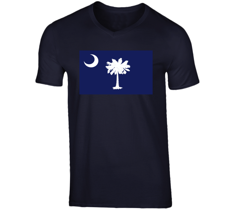 Flag - South Carolina wo Txt T Shirt