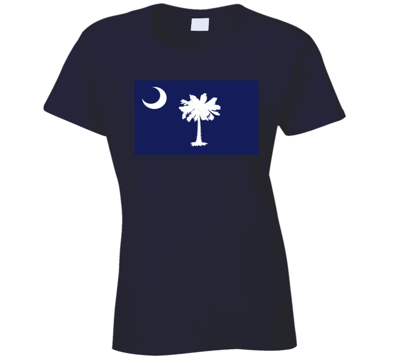 Flag - South Carolina wo Txt T Shirt