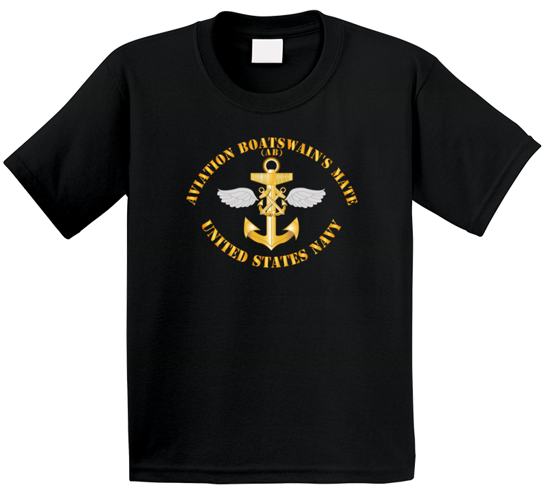 Navy - Rate - Aviation Boatswain's Mate Pin W Txt Kids T Shirt