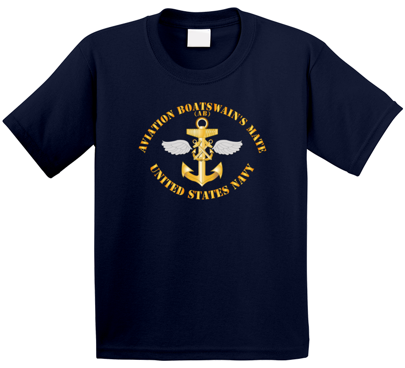 Navy - Rate - Aviation Boatswain's Mate Pin W Txt Kids T Shirt