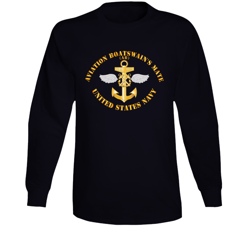 Navy - Rate - Aviation Boatswain's Mate Pin W Txt Long Sleeve