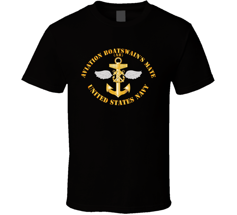Navy - Rate - Aviation Boatswain's Mate Pin W Txt T Shirt