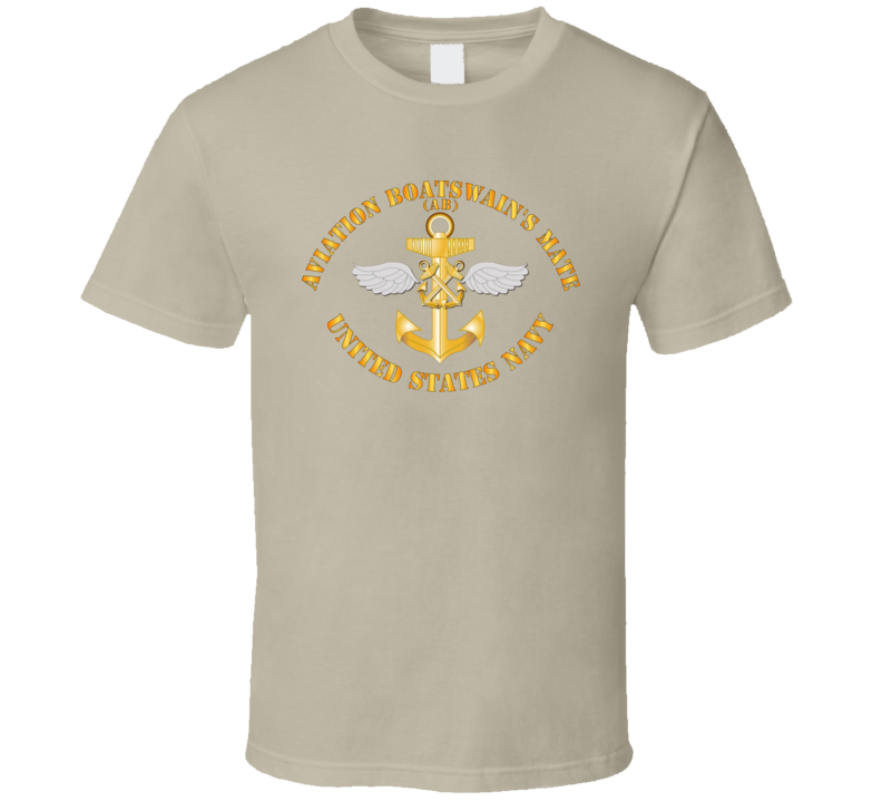 Navy - Rate - Aviation Boatswain's Mate Pin W Txt T Shirt