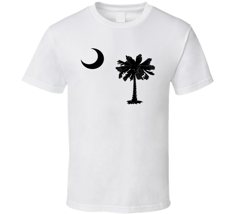 Flag - South Carolina - Palmetto - Crescent T Shirt