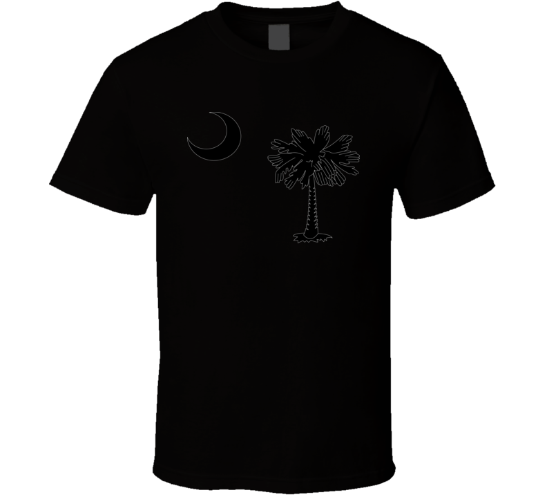 Flag - South Carolina - Palmetto - Crescent T Shirt