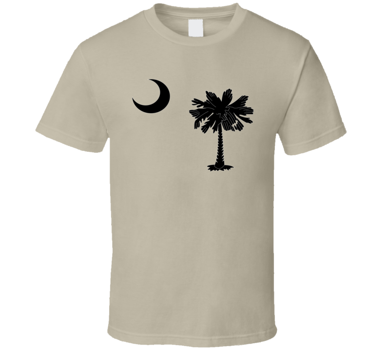 Flag - South Carolina - Palmetto - Crescent T Shirt