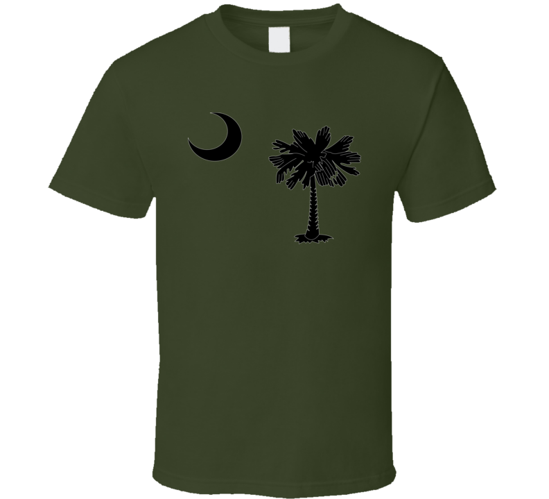 Flag - South Carolina - Palmetto - Crescent T Shirt