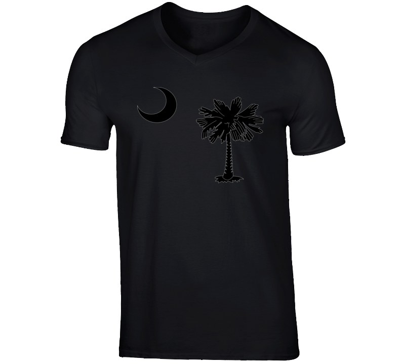 Flag - South Carolina - Palmetto - Crescent T Shirt