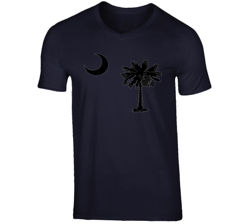 Flag - South Carolina - Palmetto - Crescent T Shirt