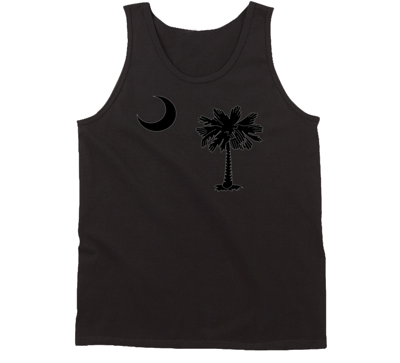 Flag - South Carolina - Palmetto - Crescent Tanktop