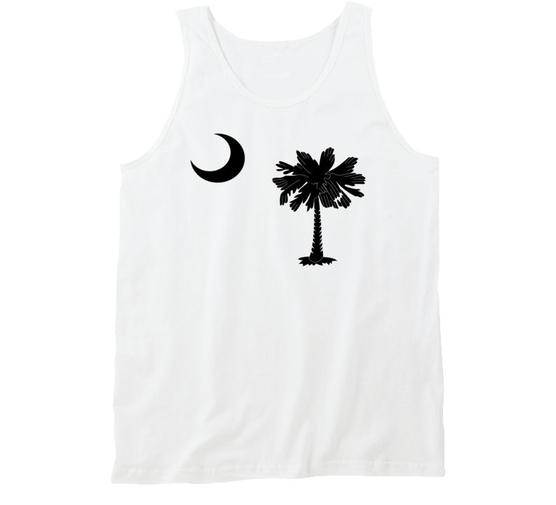 Flag - South Carolina - Palmetto - Crescent Tanktop