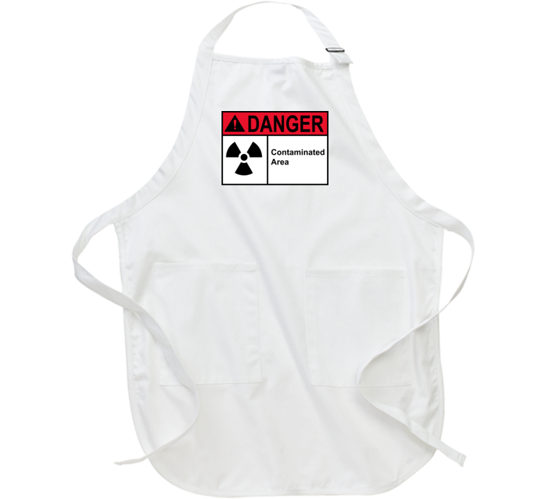 Sign - Danger Contaminated Area Apron