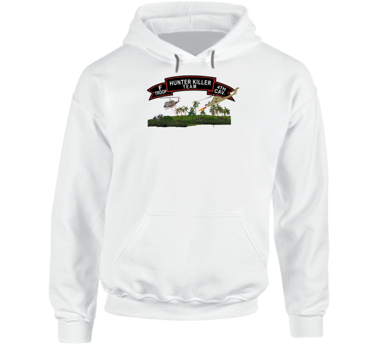 Army - F Troop 4th Cav - Hunter Killer W Aircraft Hoodie