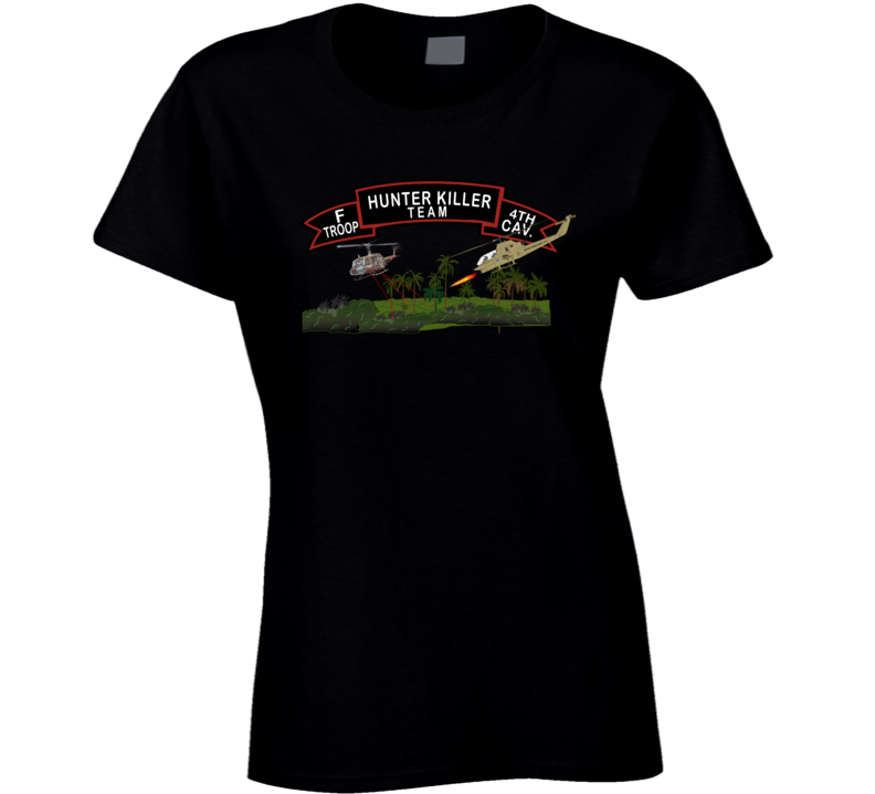 Army - F Troop 4th Cav - Hunter Killer W Aircraft Ladies