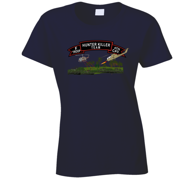 Army - F Troop 4th Cav - Hunter Killer W Aircraft Ladies