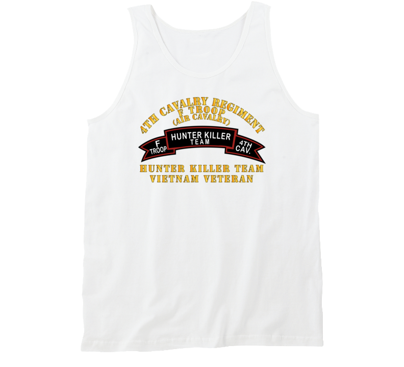 Army - F Troop 4th Cav - Hunter Killer Tanktop