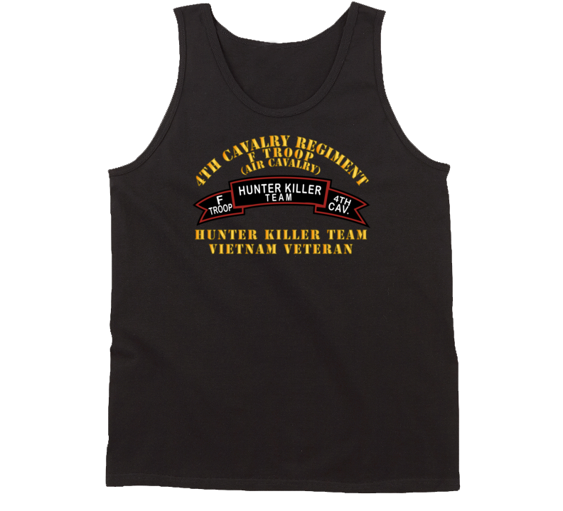 Army - F Troop 4th Cav - Hunter Killer Tanktop