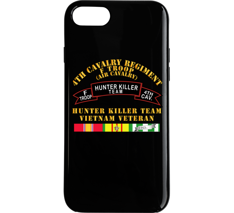 Army - F Troop 4th Cav - Hunter Killer W Svc W Svc Phone Case