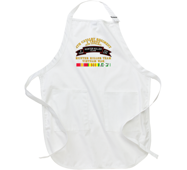 Army - F Troop 4th Cav - Hunter Killer W Vietnam War Svc Apron