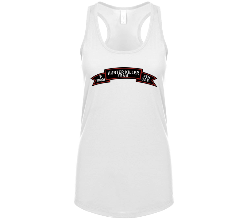 Army - F Troop 4th Cav - Hunter Killer Wo Txt Ladies Tanktop