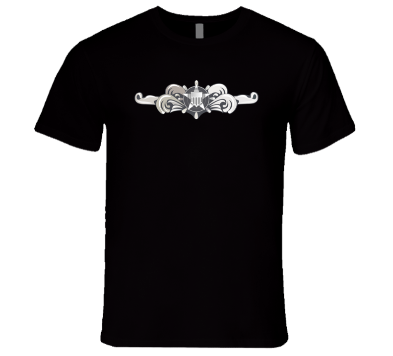 Uscg - Cutterman Badge - Enlisted  - Silver  Wo Txt Premium T Shirt