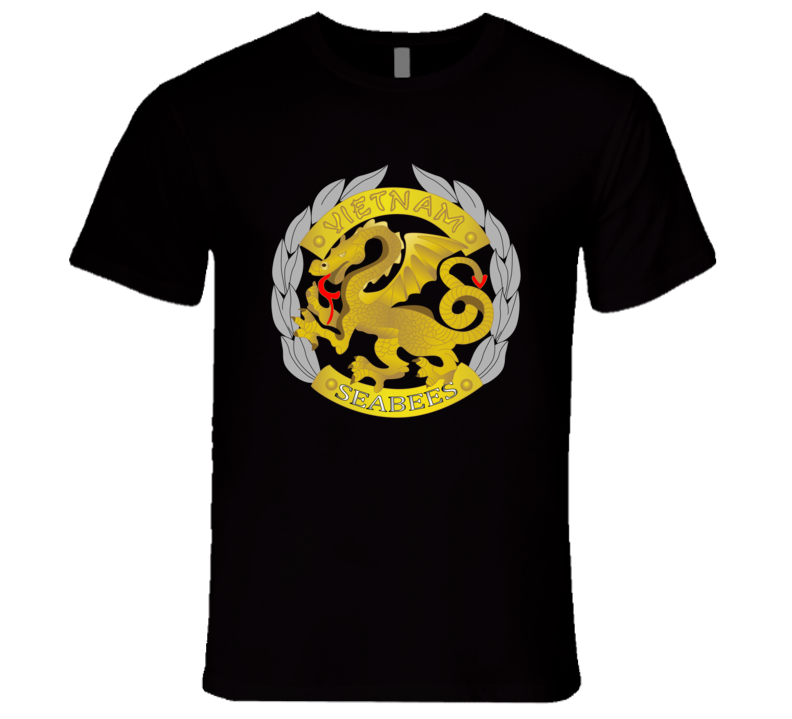 Navy - Seabees Medal Wo Txt Premium T Shirt