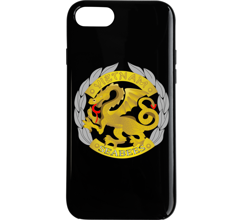 Navy - Seabees Medal Wo Txt Phone Case