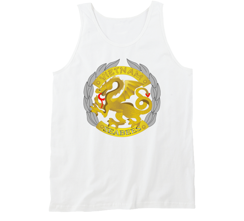 Navy - Seabees Medal Wo Txt Tanktop